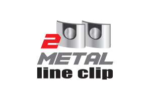 2 metal line clip